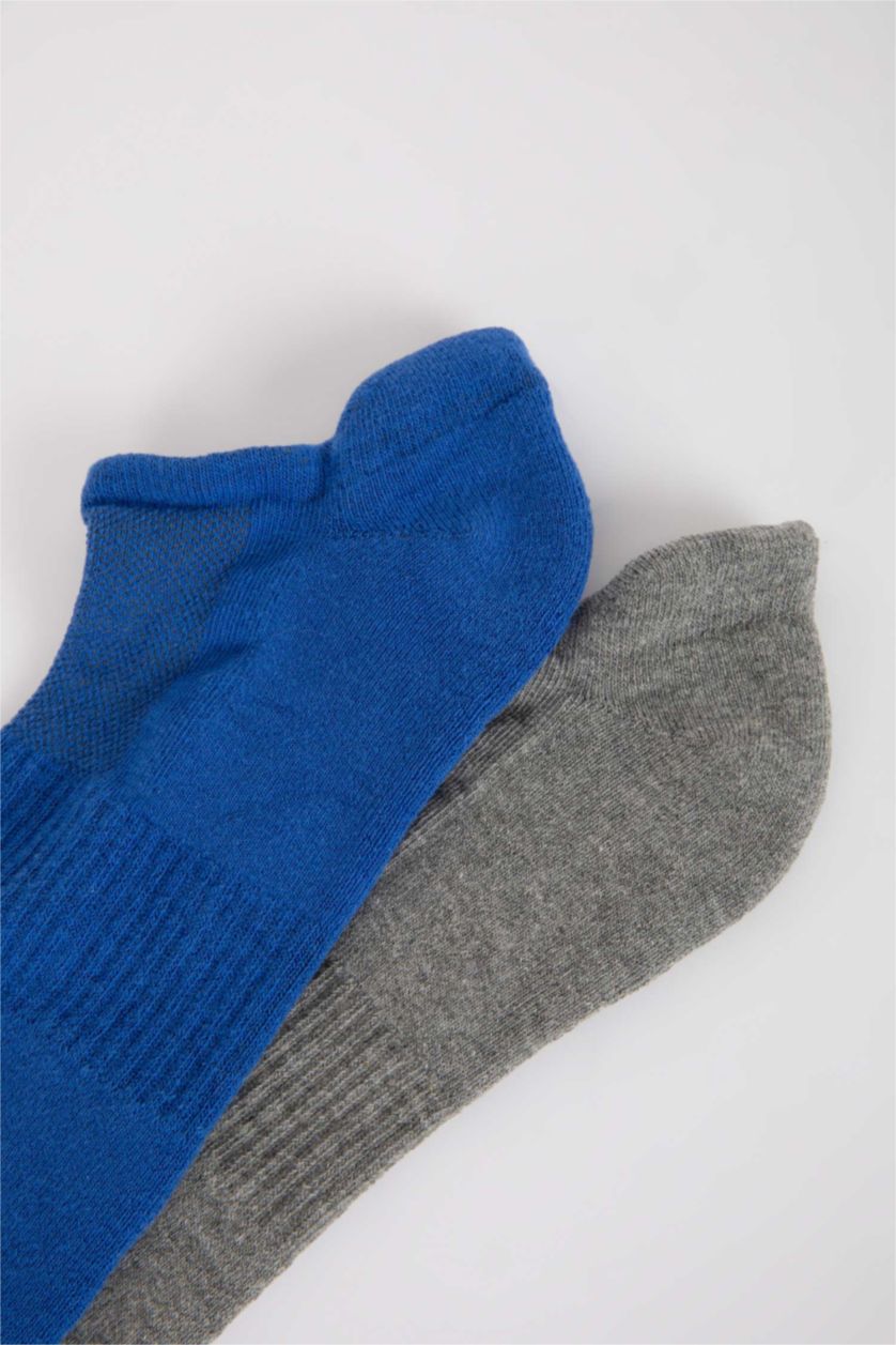 HOMME Bleu Chaussettes de Sport en Coton pour Homme - 2 Paires