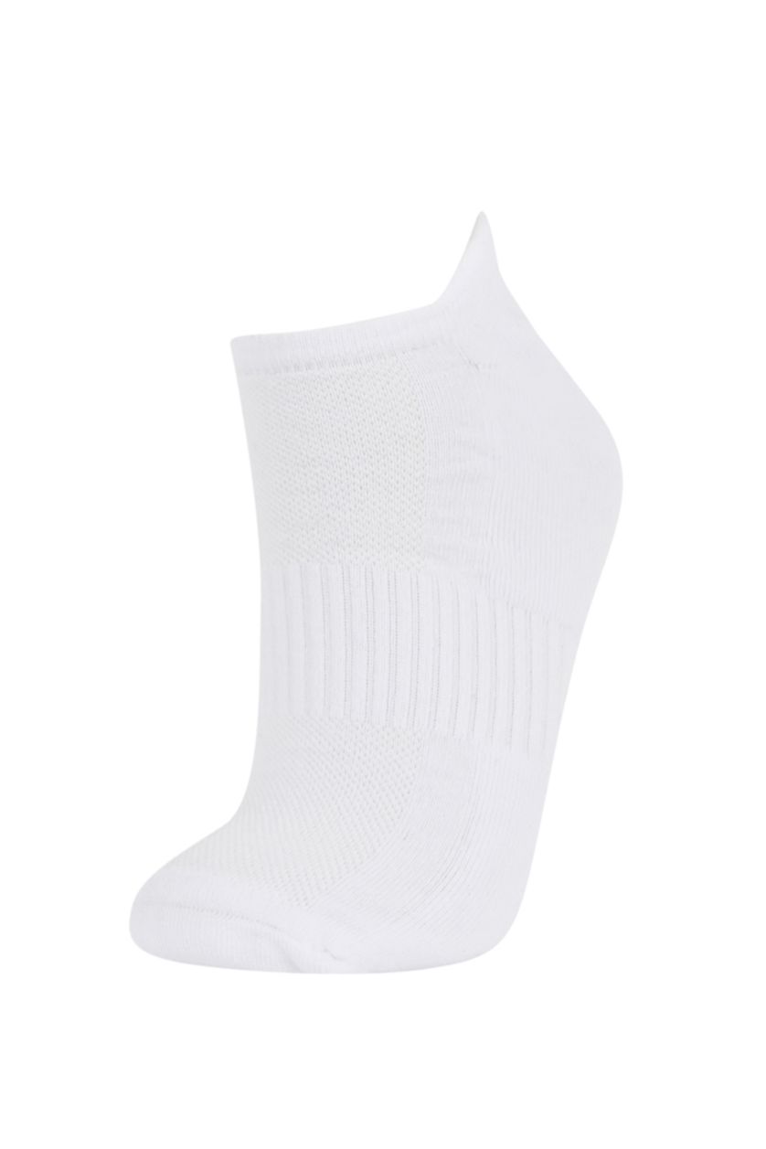 MAN White Men Defacto Fit 2-Pack Cotton Booties Socks