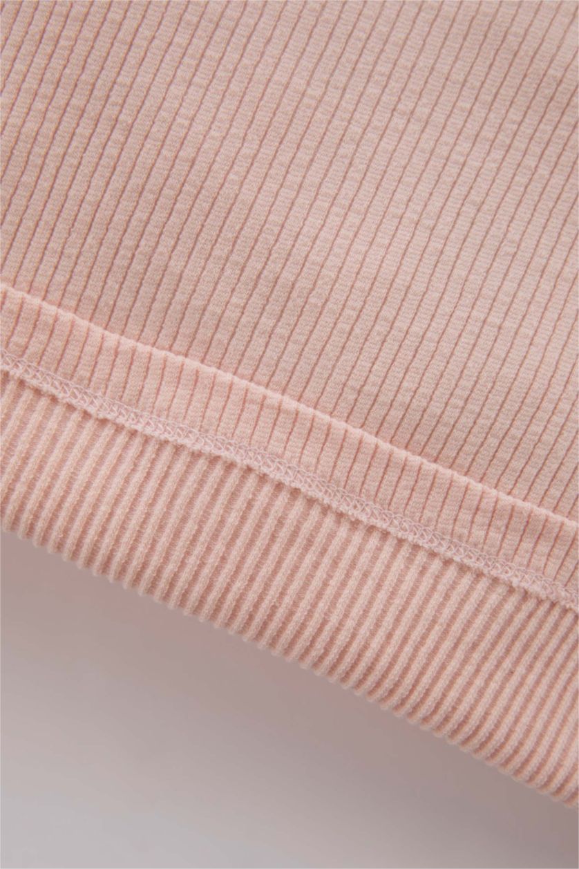 BÉBÉ FILLE Rose Clair Pyjamas En Tricot Col Ras Du Cou Broderie Manche Longue 2 BéBé Fille