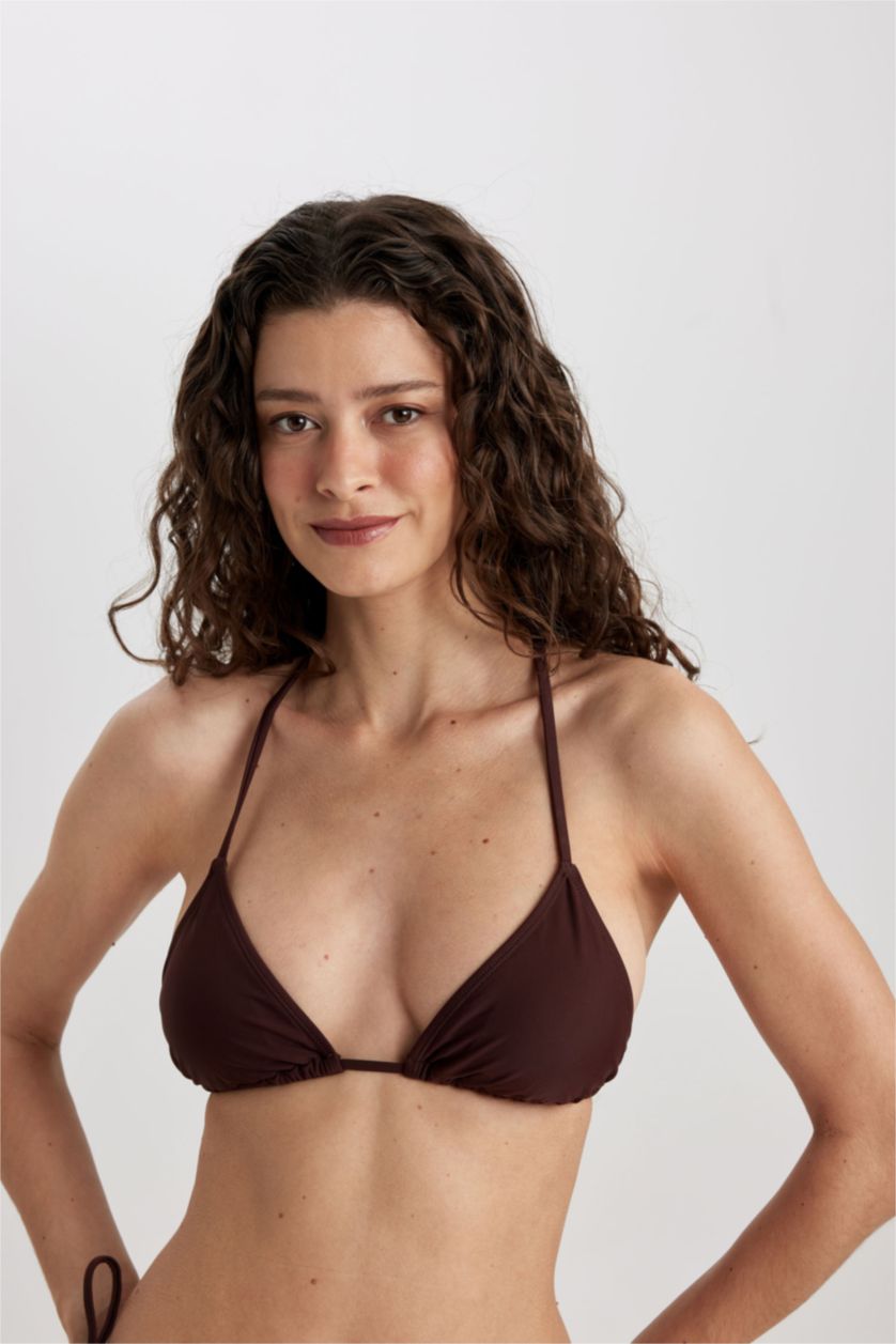 WOMAN Brown Bikini Top