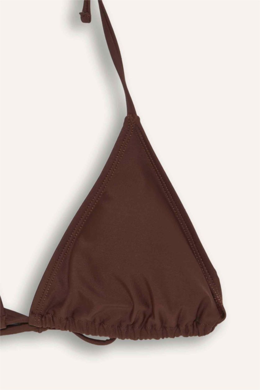 WOMAN Brown Regular Fit Bikini Top