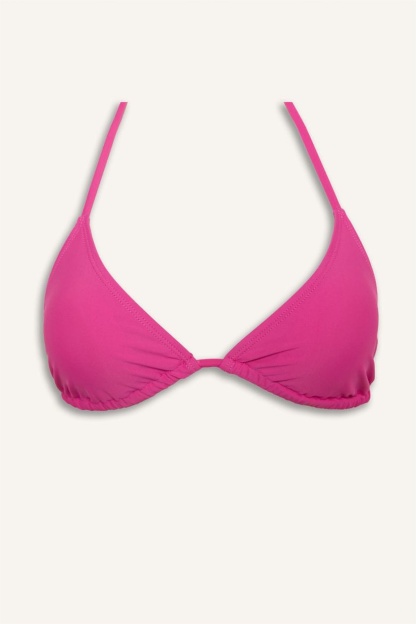 Женщины Фуксия Bikini Top