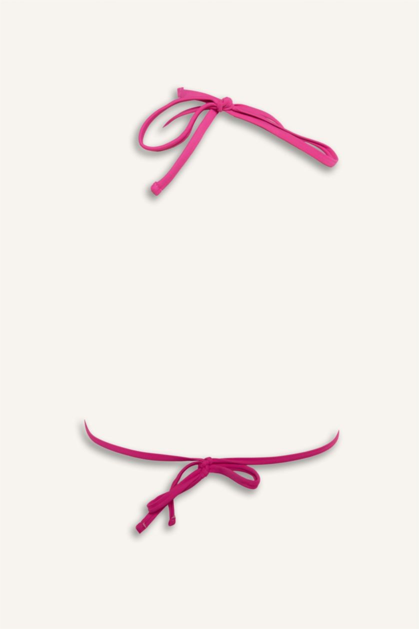 Женщины Фуксия Bikini Top