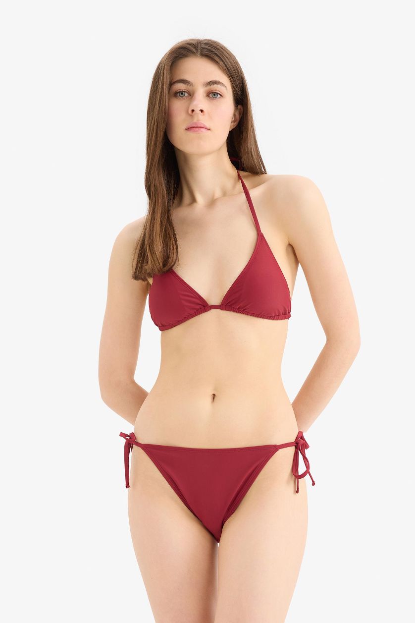 WOMAN Bordeaux Fall in Love Regular Fit Bikini Bottom