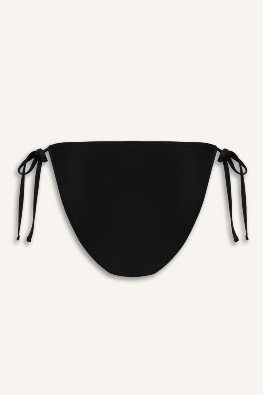WOMAN Black Regular Fit Bikini Bottom