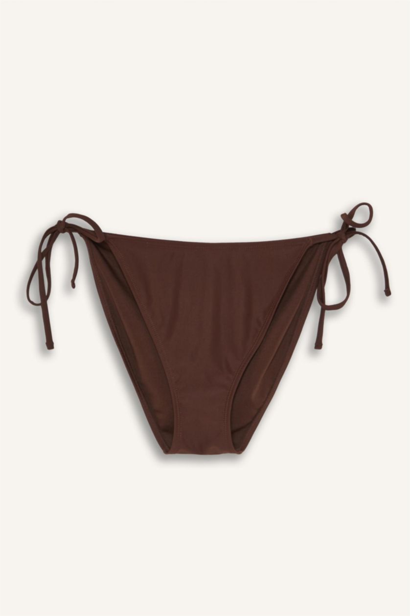 نساء بني Regular Fit Bikini Bottom