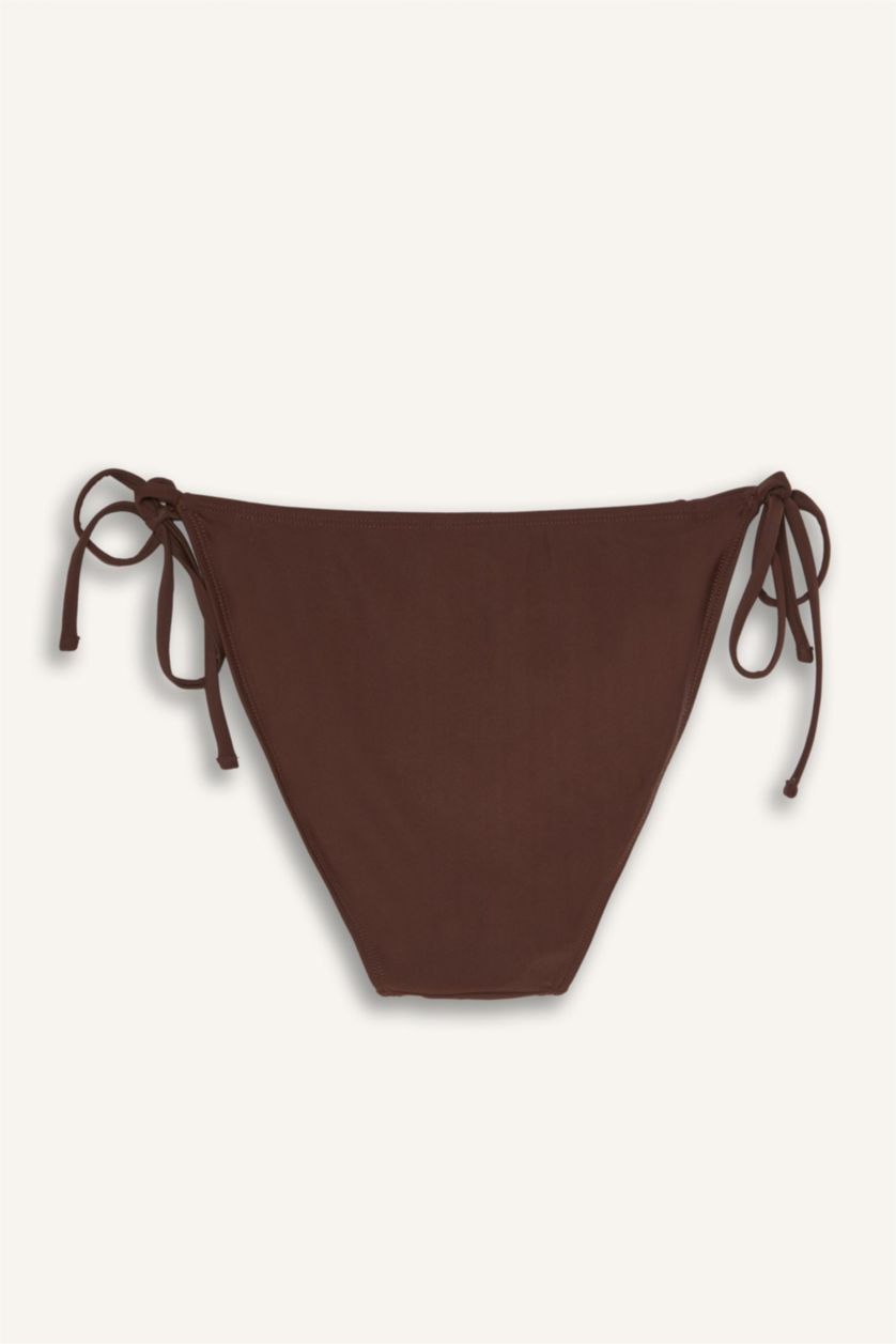 نساء بني Regular Fit Bikini Bottom