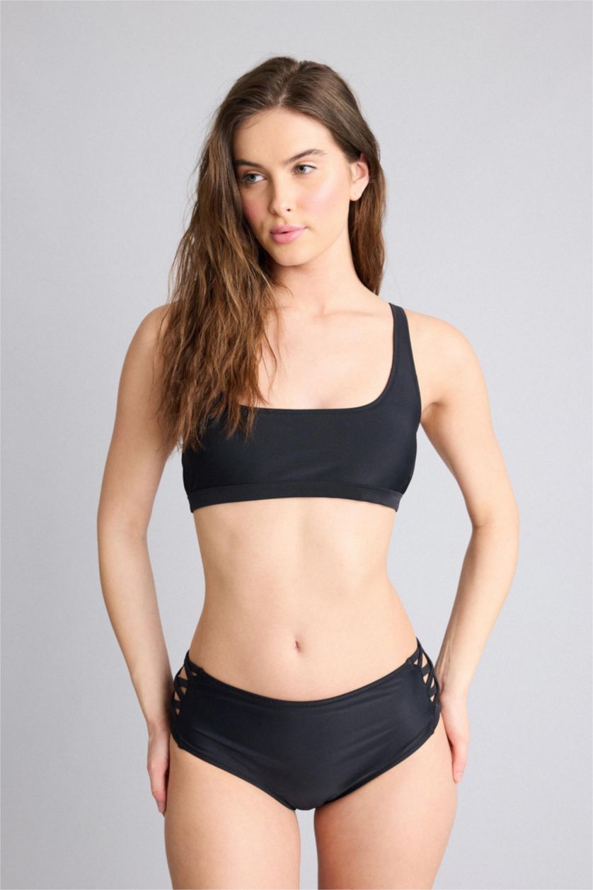 Женщины Черный Bikini Top