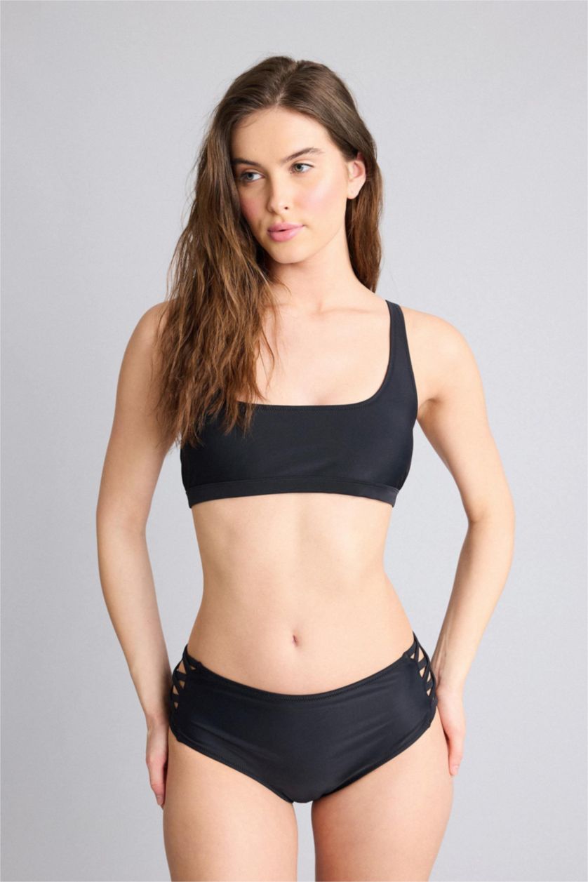 FEMME Noir Haut de bikini Coupe régulière
