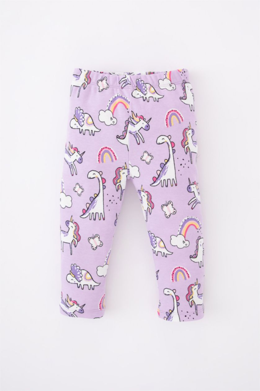 BABY GIRL Lilac طقم بيجاما قصة عادية