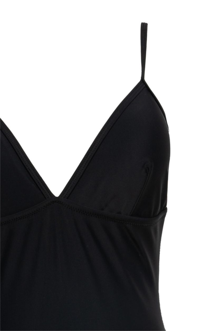 Woman Black Fall in Love Regular Fit Swimsuit