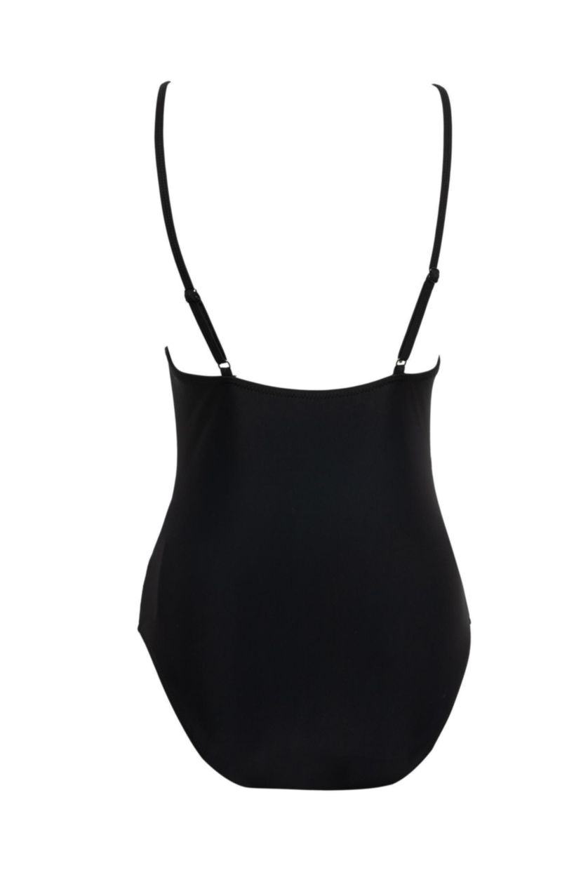 Woman Black Fall in Love Regular Fit Swimsuit