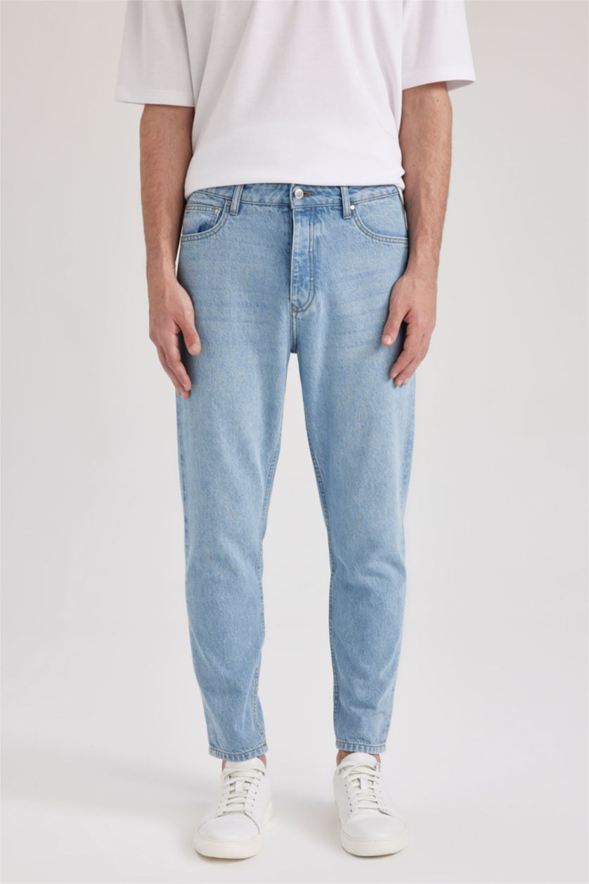 Мужчины Светло-синий 90’S Slim Fit Trousers