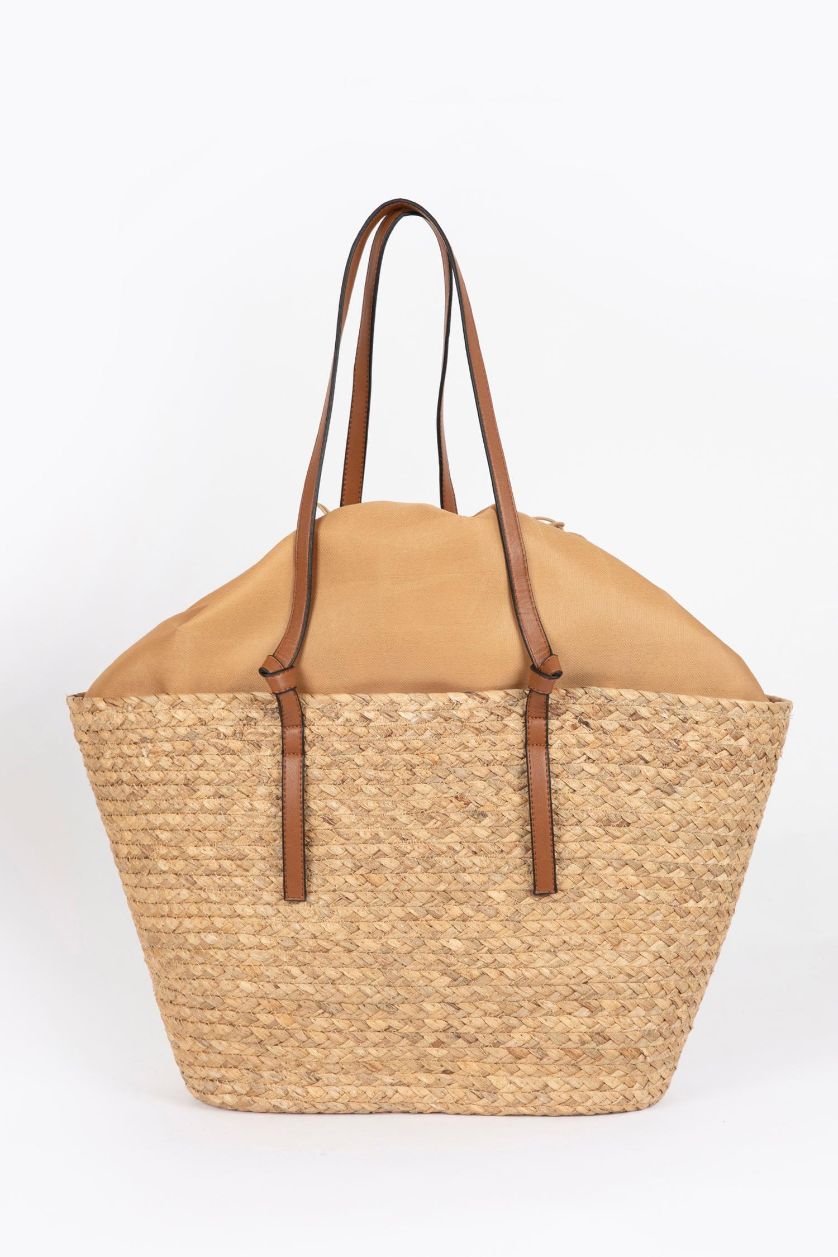 Kadın Kum Kadın Hasır Omuz Çantası