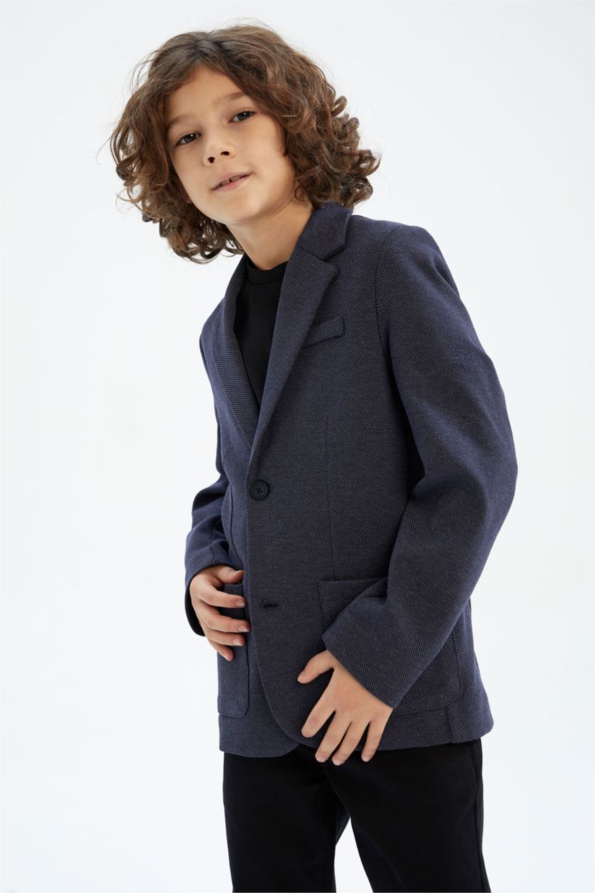 Erkek Çocuk - Genç Erkek Lacivert Erkek Çocuk Regular Fit Ceket