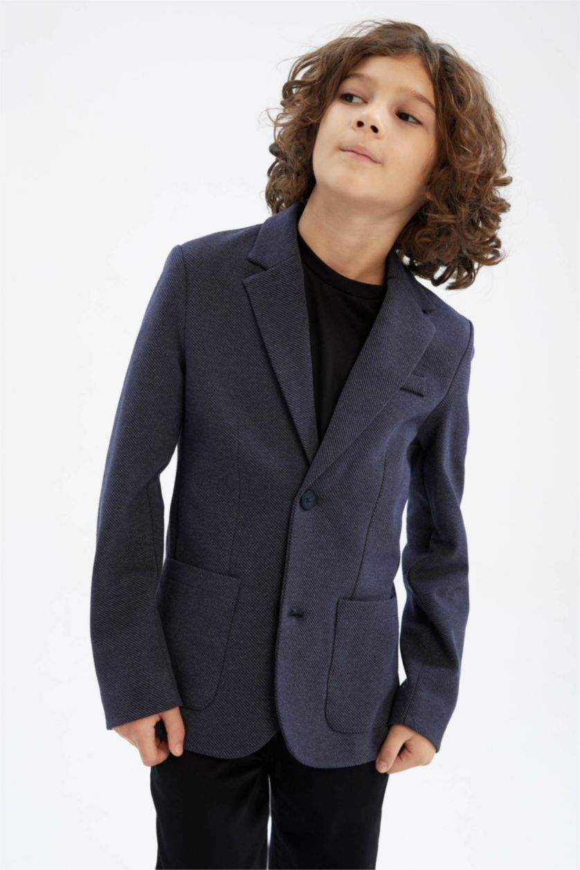 Erkek Çocuk - Genç Erkek Lacivert Erkek Çocuk Regular Fit Ceket