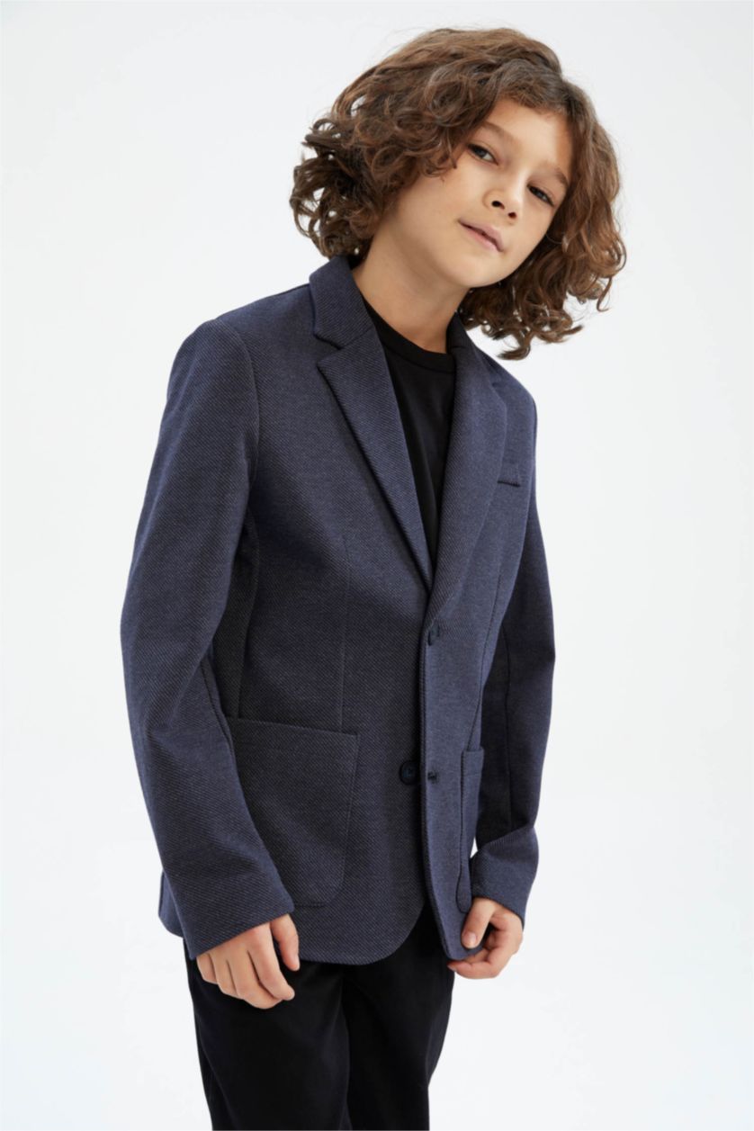 Erkek Çocuk - Genç Erkek Lacivert Erkek Çocuk Regular Fit Ceket