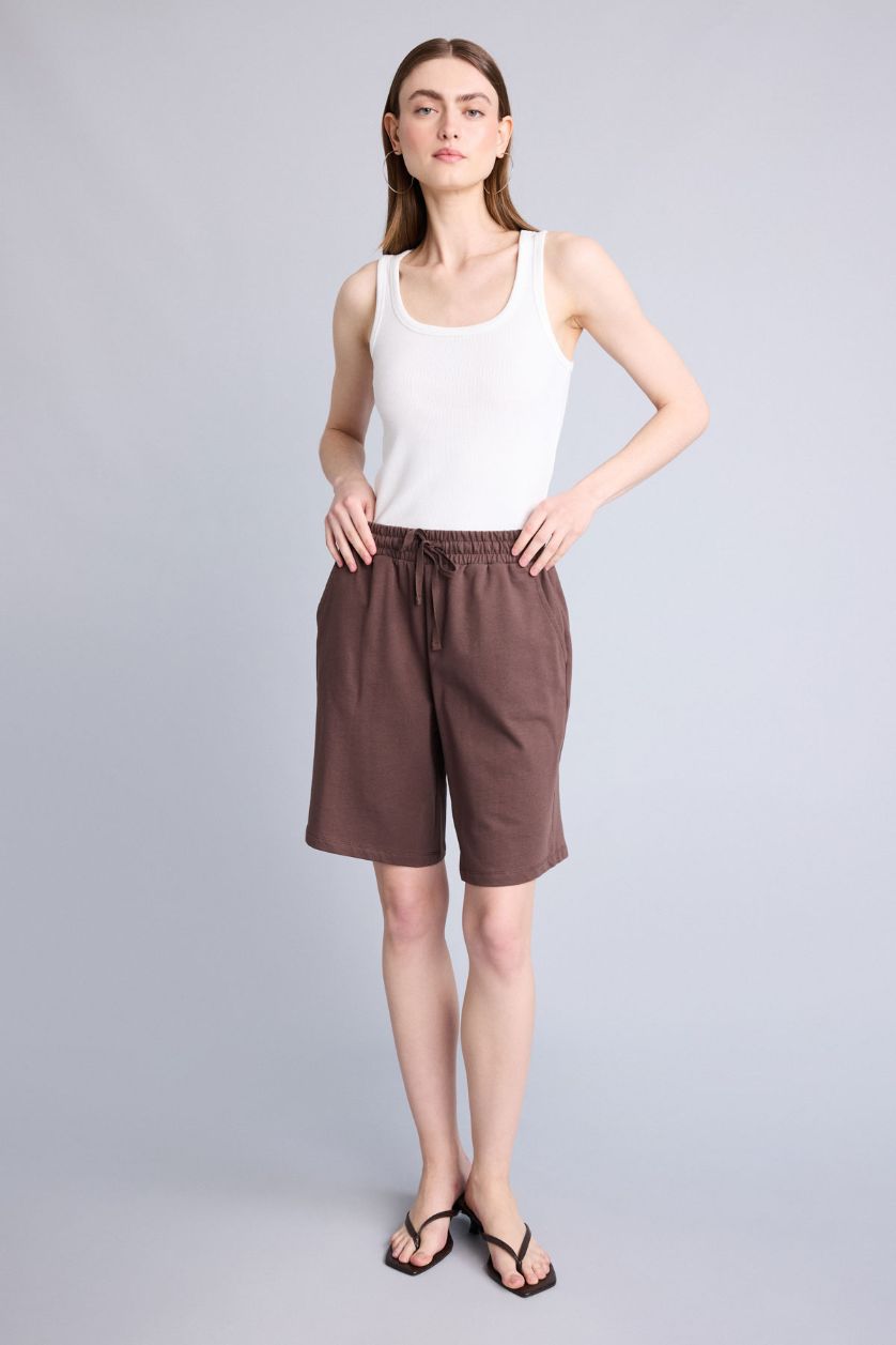 Kadın Açık Kahve Regular Fit Sweatshirt