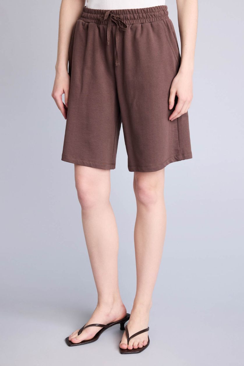 Kadın Açık Kahve Regular Fit Sweatshirt