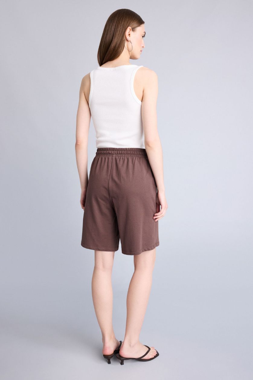 Kadın Açık Kahve Regular Fit Sweatshirt