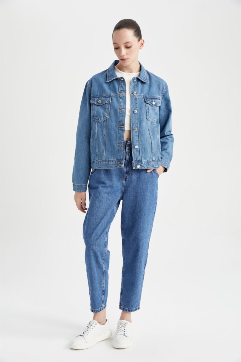 WOMAN Blue Jacket