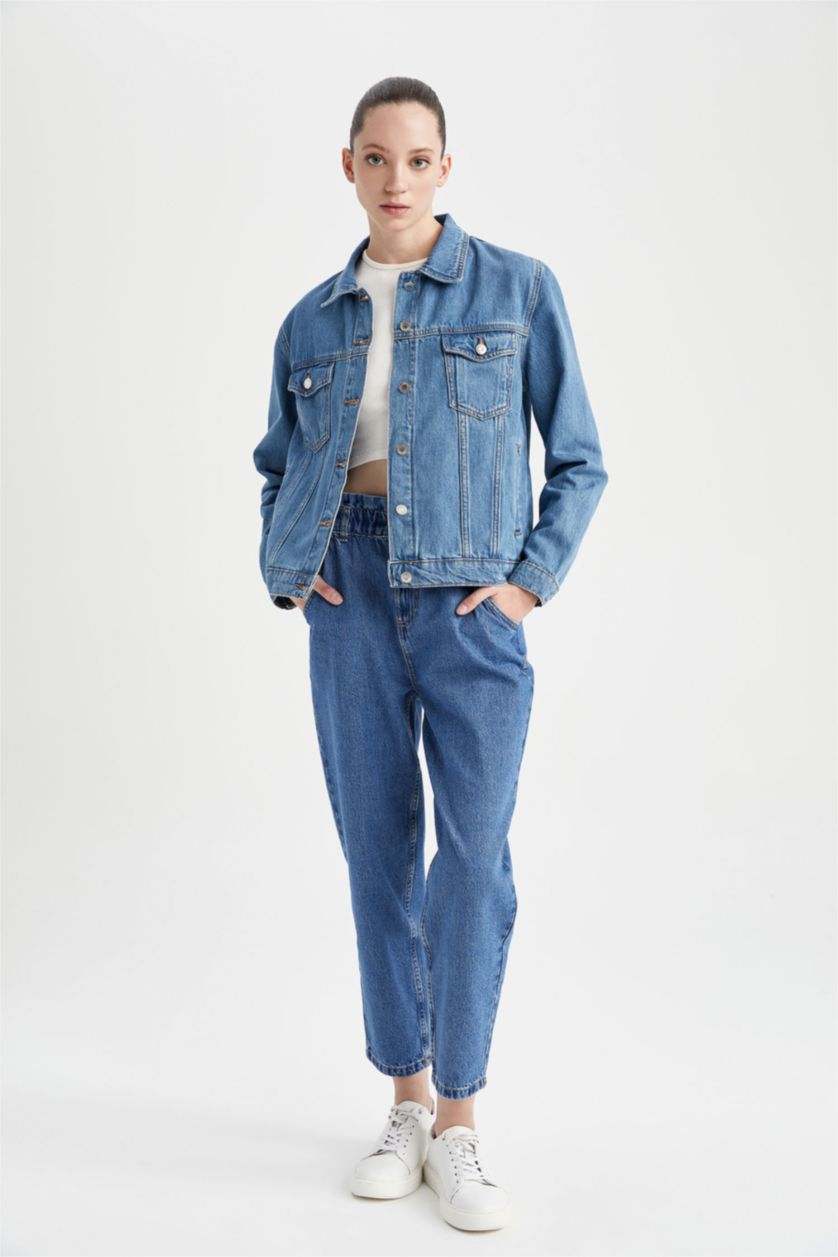 WOMAN Blue Jacket