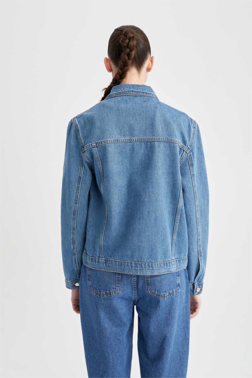 WOMAN Blue Jacket