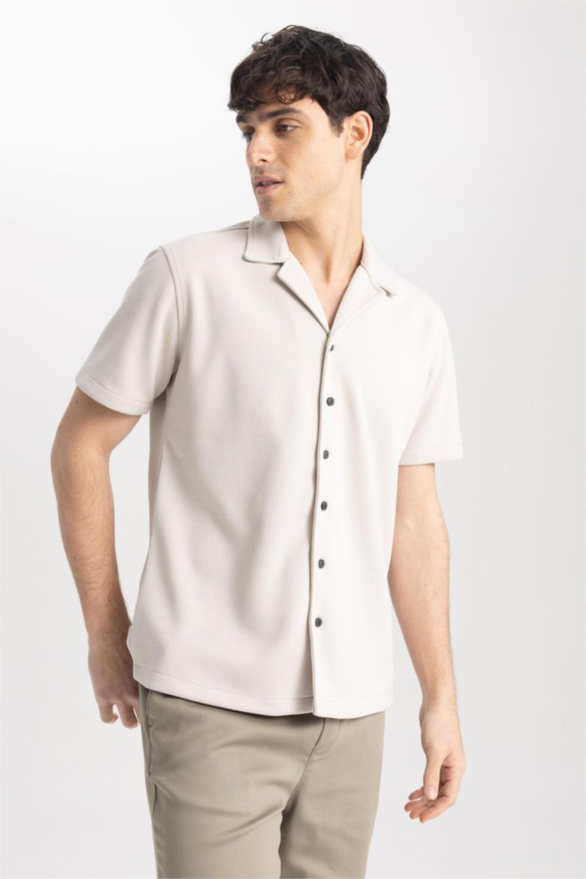 MAN Stone Regular Fit Short Sleeve Shirt