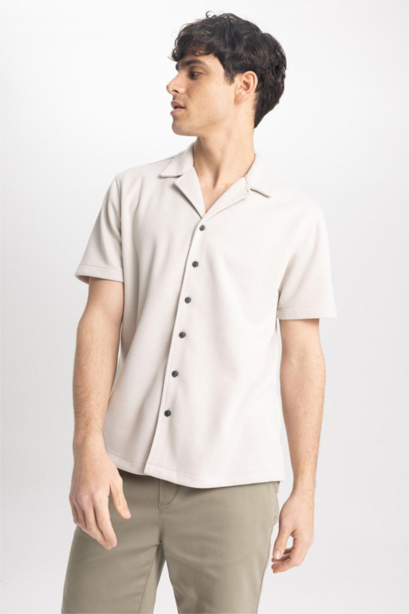 MAN Stone Regular Fit Short Sleeve Shirt