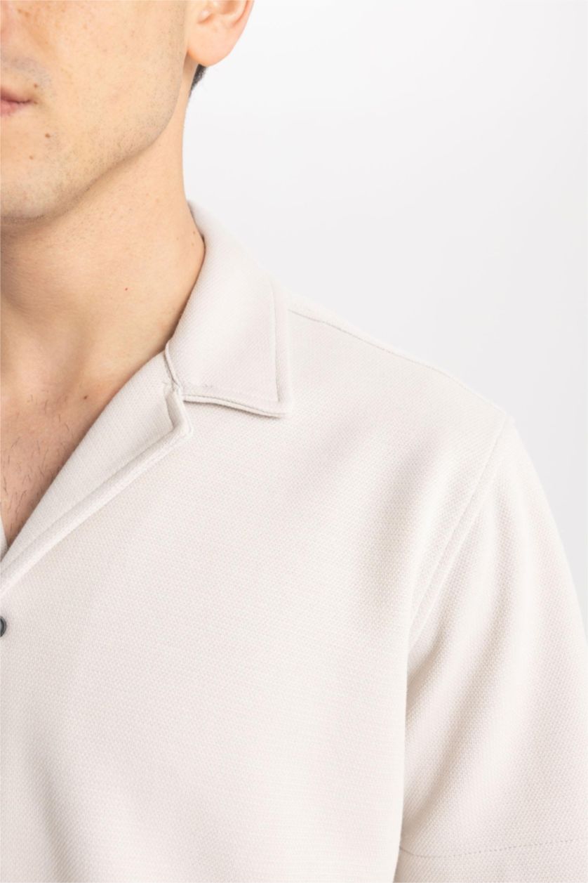 MAN Stone Regular Fit Short Sleeve Shirt