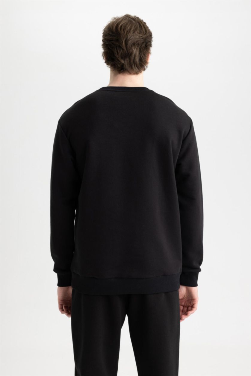 Ерлер қара NBA Chicago Bulls стандарт пішім дөңгелек жаға Свитер