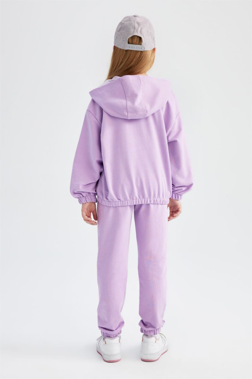 FILLES Violet Ensemble De 2 Sweats À Capuche Pour Fille
