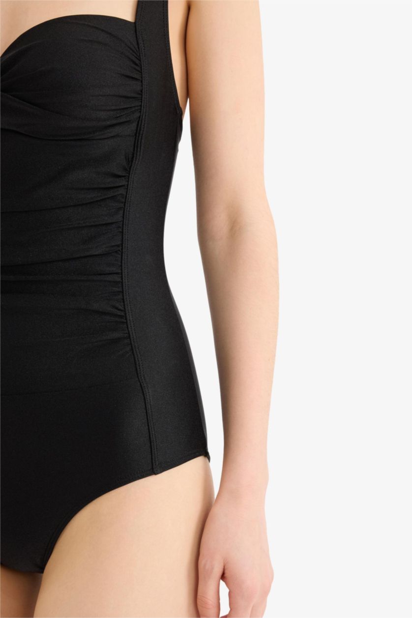 WOMAN Black Fall in Love Regular Fit Swimsuit