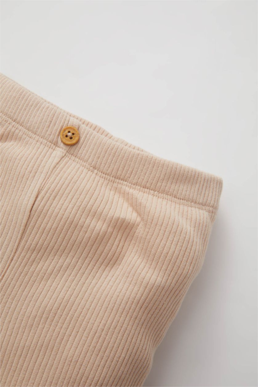 BÉBÉ FILLE Beige Leggings Basiques à jambes droites pour bébé fille