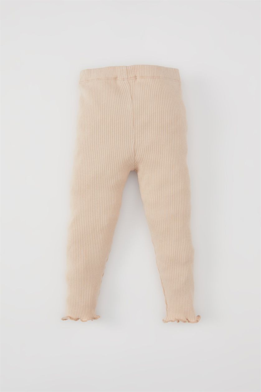 BÉBÉ FILLE Beige Leggings Basiques à jambes droites pour bébé fille