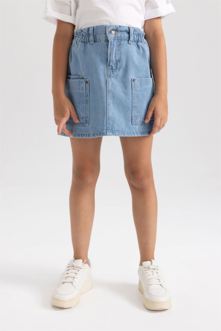 Қыздар Және Жасөспірімдер Ашық Көк Қыздарға Юбка