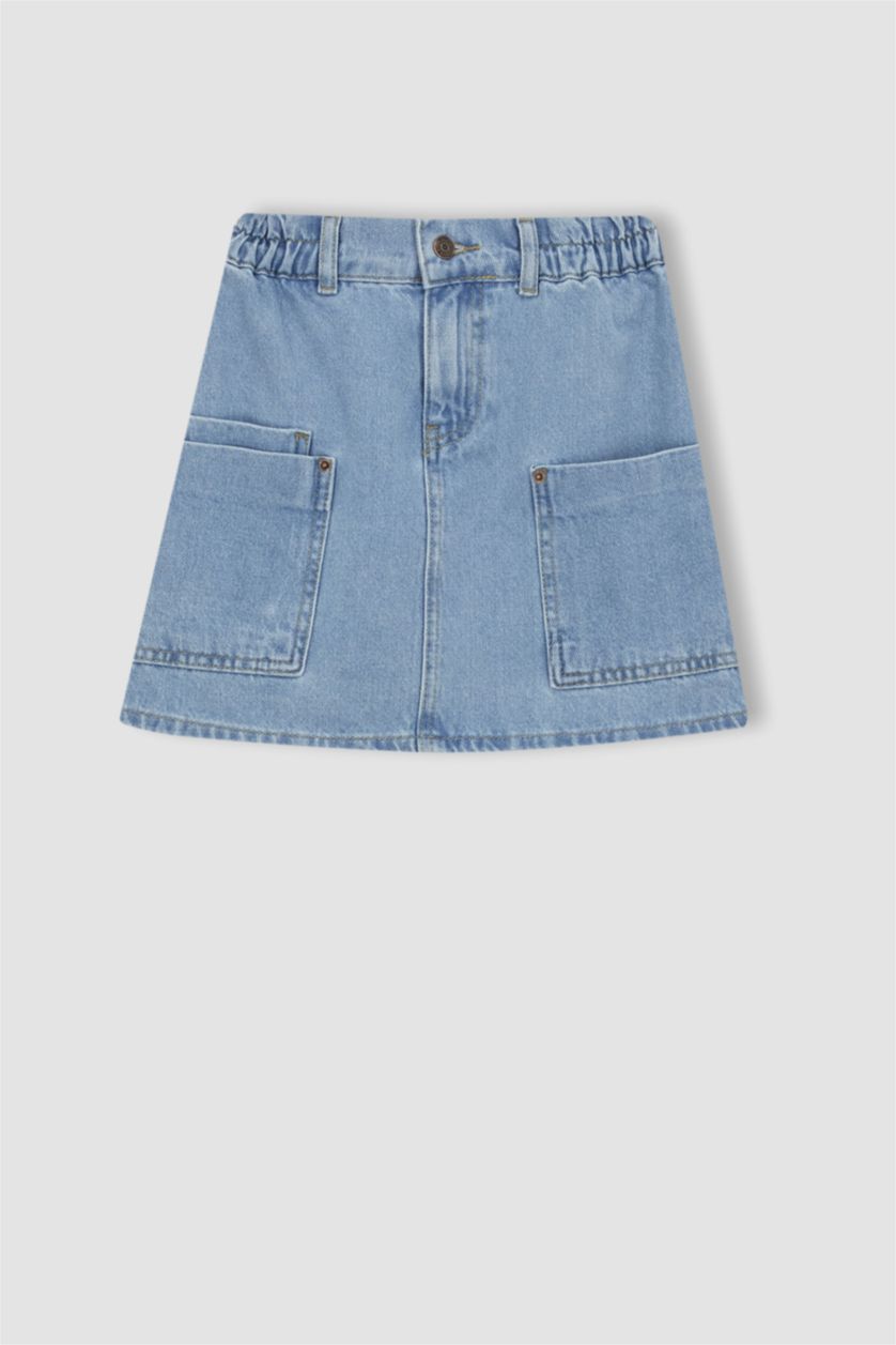 Қыздар Және Жасөспірімдер Ашық Көк Қыздарға Юбка