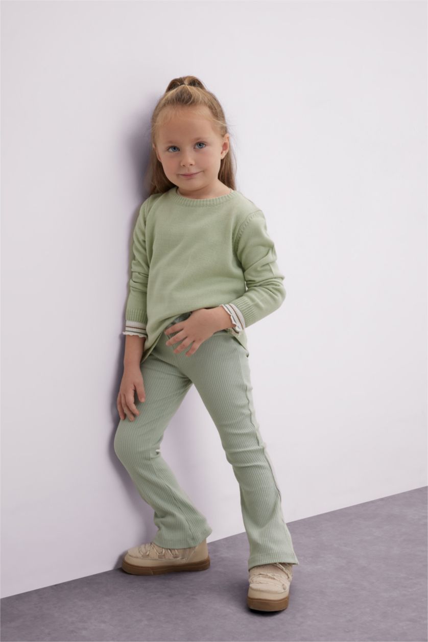 BABY GIRL Mint Baby Girl Flare Leggings