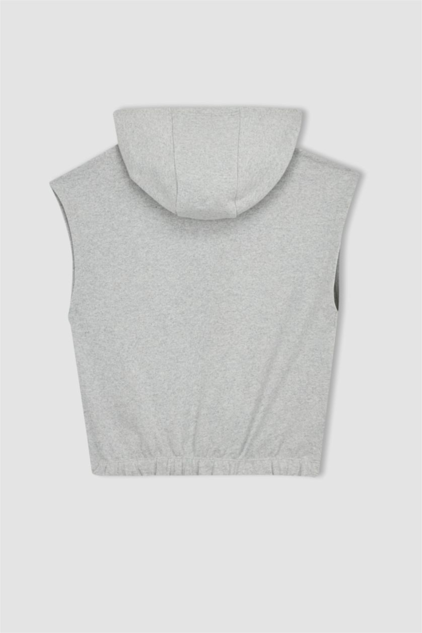 Дівчачий Сірий меланж Світшот Nba Brooklyn Nets для дівчаток