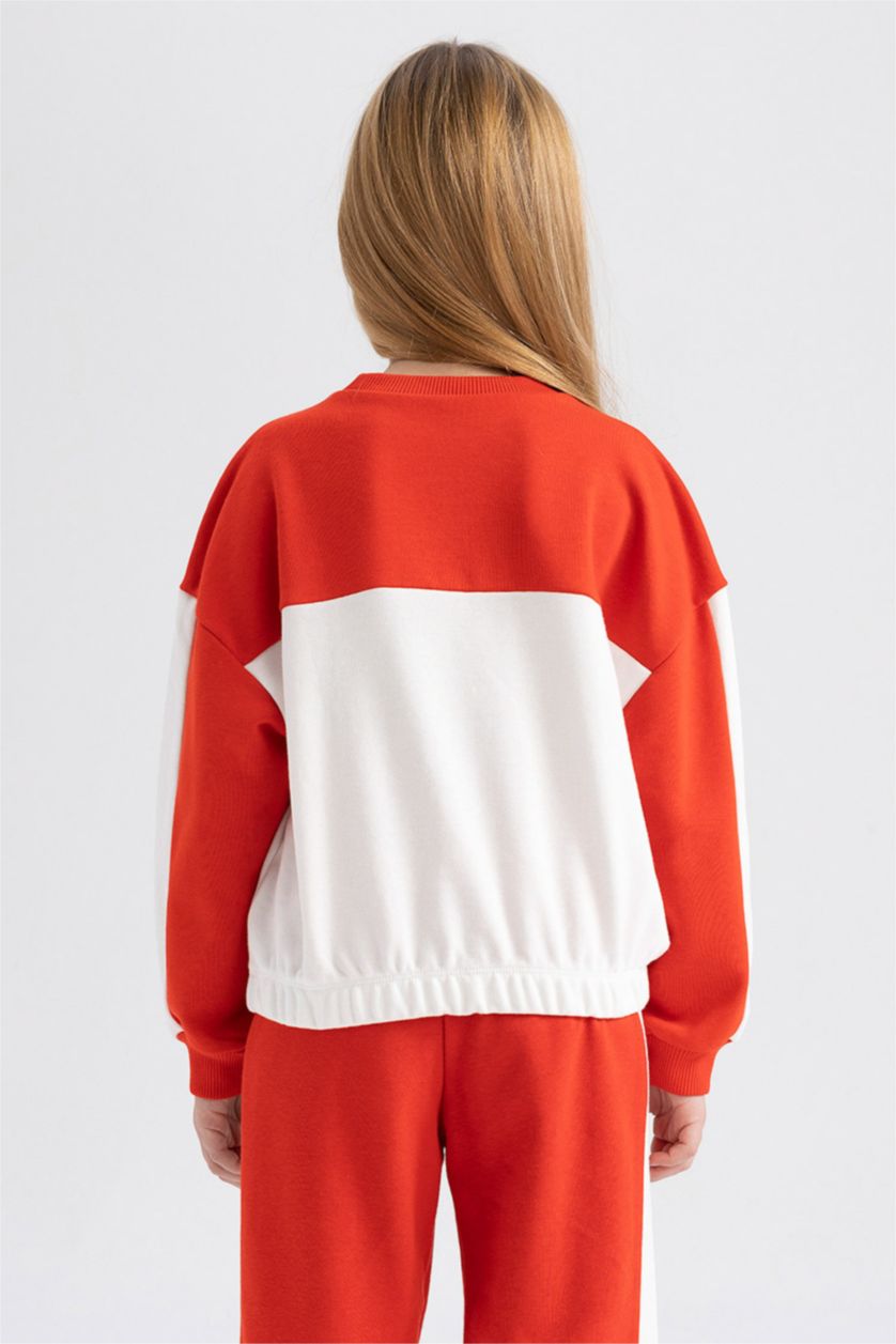 GIRLS & TEENS Red Girls NBA Chicago Bulls Relax Fit Sweatshirt