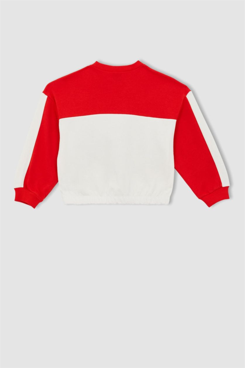 GIRLS & TEENS Red Girls NBA Chicago Bulls Relax Fit Sweatshirt