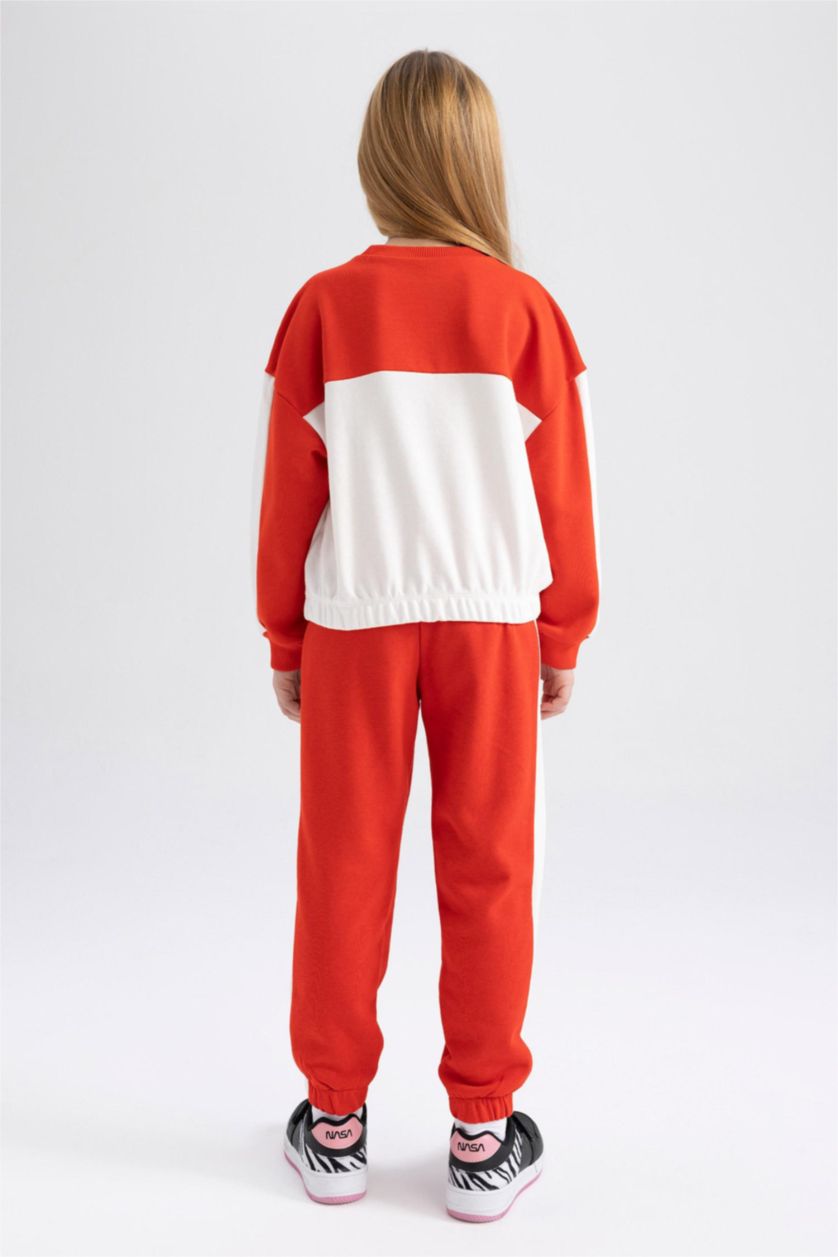 GIRLS & TEENS Red Girls Jogger Standard Fit NBA Chicago Bulls Sweatpants