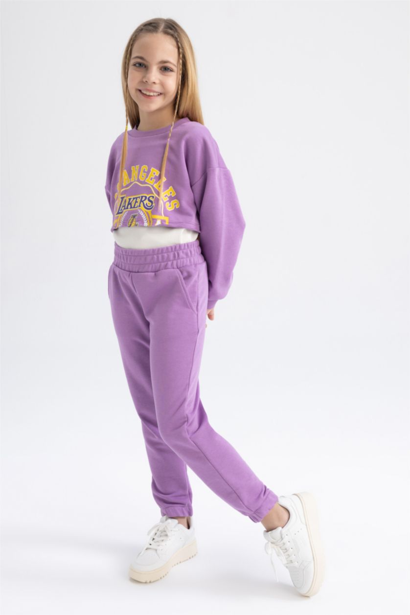 GIRLS & TEENS Light Pink Girl NBA Los Angeles Lakers Licensed 2-Division Team