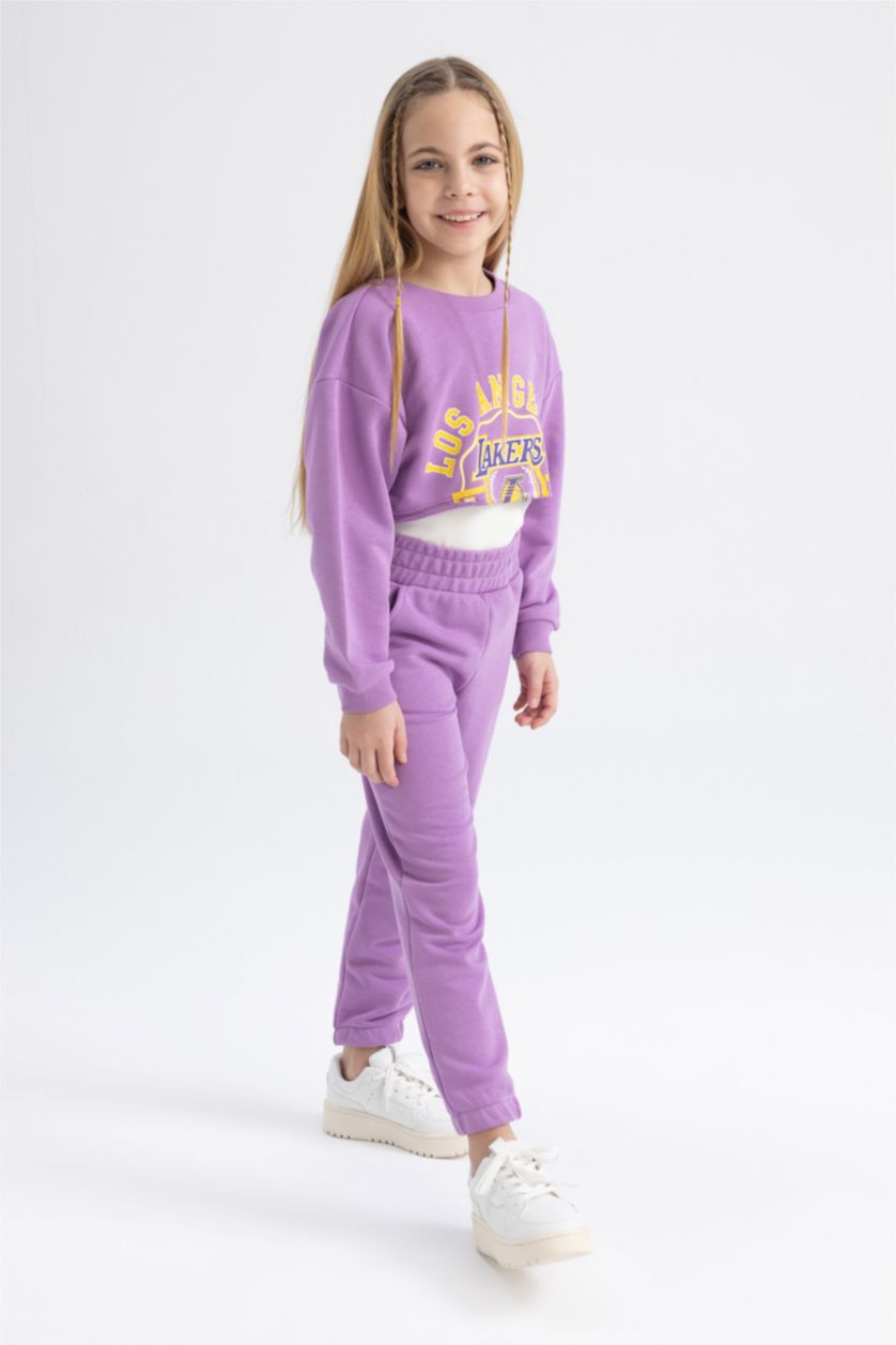 GIRLS & TEENS Light Pink Girl NBA Los Angeles Lakers Licensed 2-Division Team