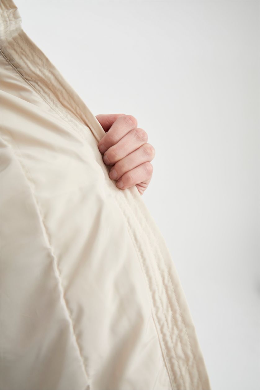 Woman Stone Defacto Fit Water Repellent Windproof Inflatable Jacket