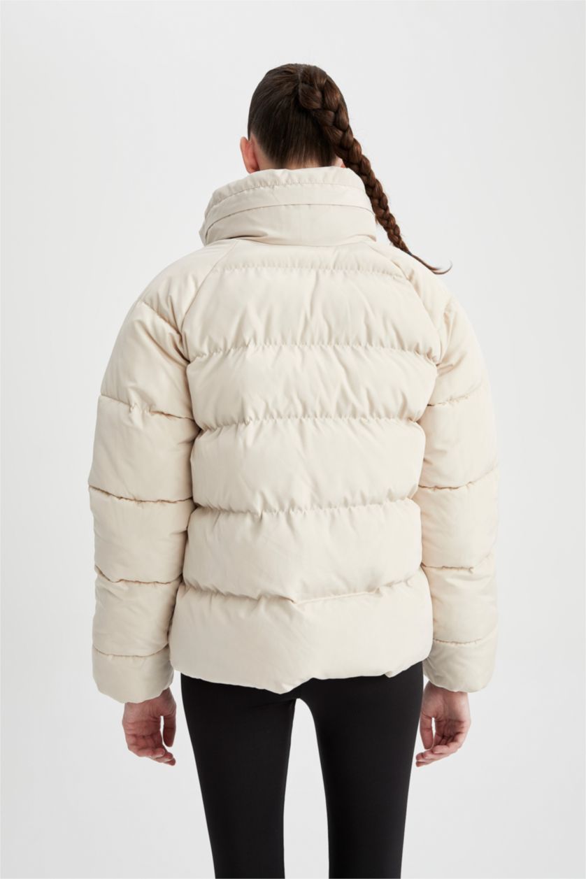 Woman Stone Defacto Fit Water Repellent Windproof Inflatable Jacket