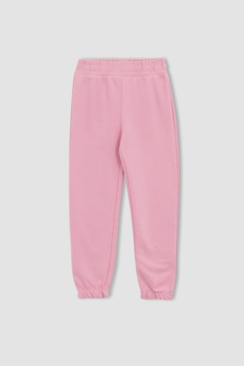 Kız Çocuk - Genç Kız Pembe Kız Çocuk Jogger Eşofman Altı