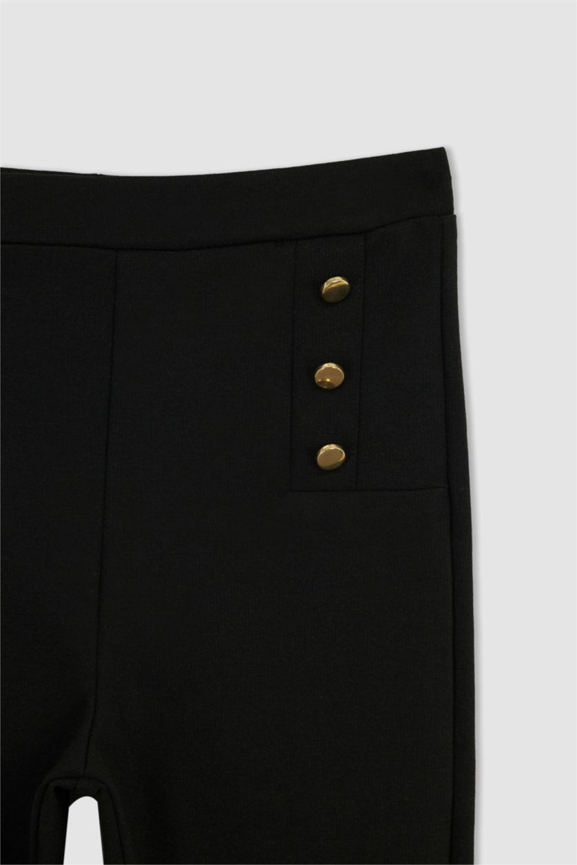 FILLES Noir Collants Longs Pour Filles