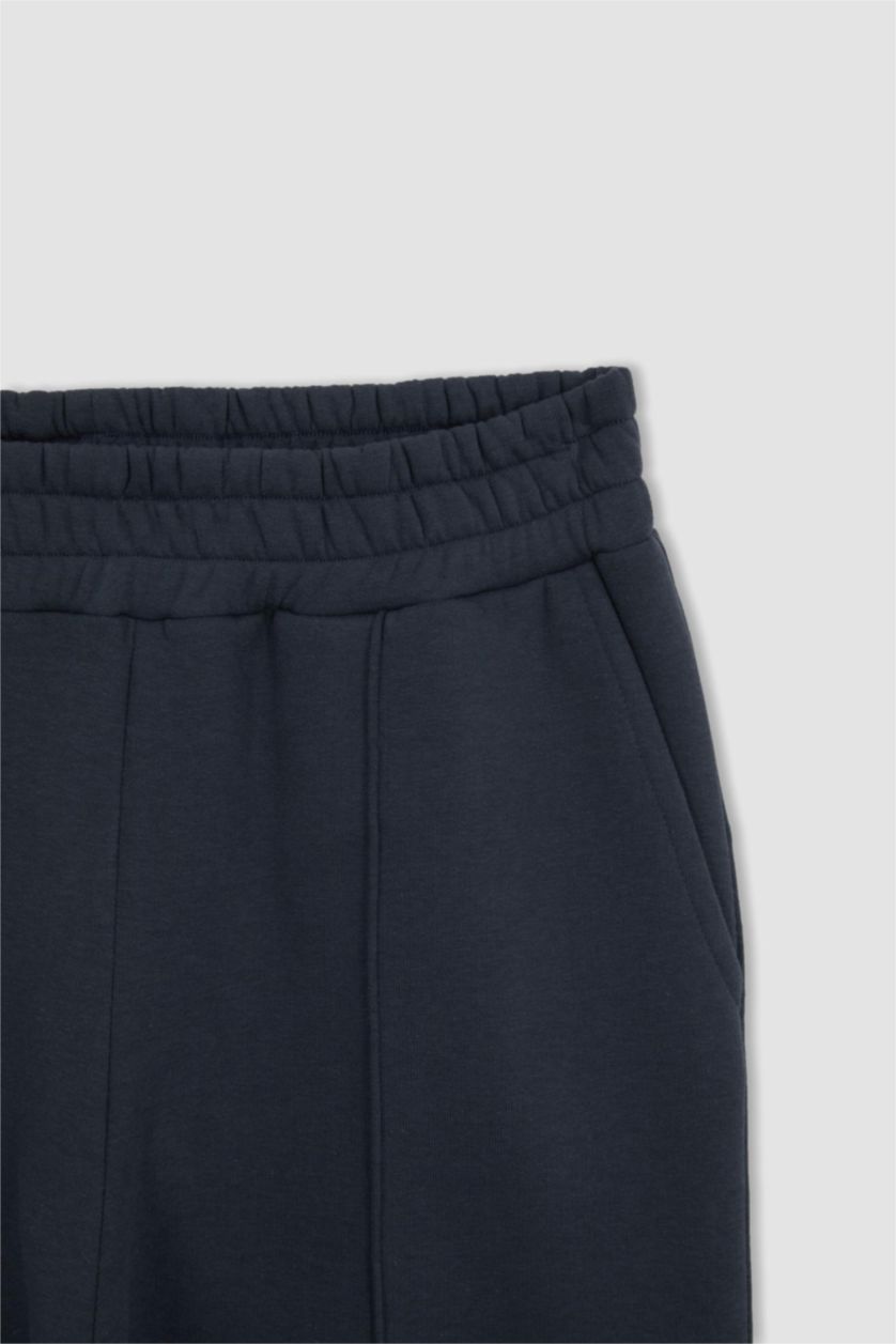 WOMAN Anthracite jogger Thick Sweatshirt Fabric Trousers