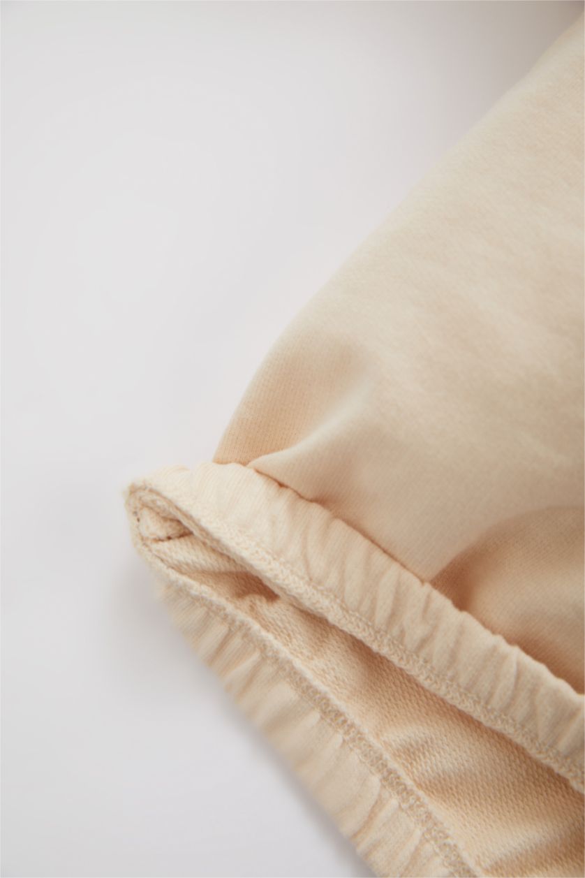 BABY GIRL Salmon Baby Girl Sweatshirt Striped Tights 2-Pack Set